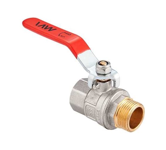 Шаровой полнопроходной кран MVI 1 1/4" вн-нар, ручка BV.512.07-06 1