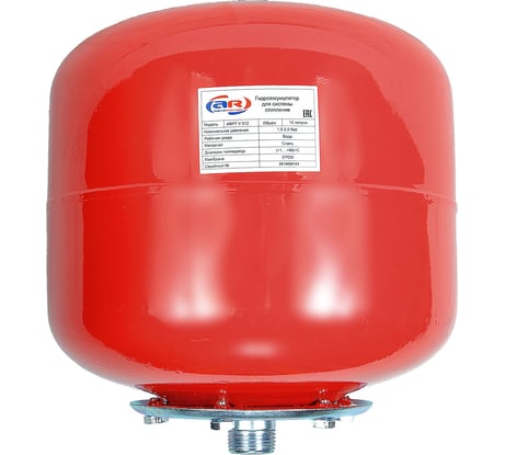 Гидроаккумулятор стальной, красный AquamotoR ARPT V 012 AR201011