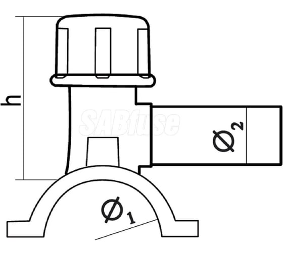 Электросварная седёлка с фрезой SABfuse PN16 D63X32 8075063032