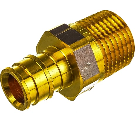 Штуцер с наружной резьбой UPONOR Q&E 16-R1/2"НР '100Ф UP 1023003