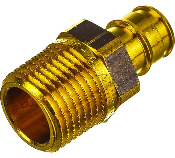 Штуцер с наружной резьбой UPONOR Q&E 16-R1/2"НР '100Ф UP 1023003