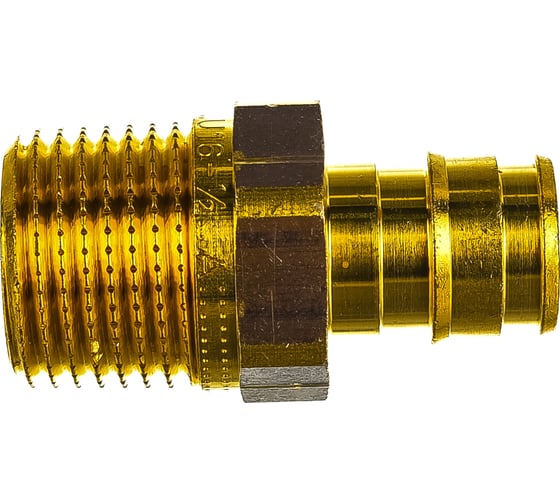 Штуцер с наружной резьбой UPONOR Q&E 16-R1/2"НР '100Ф UP 1023003