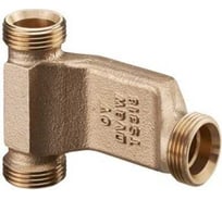 Тройник с обводным участком Oventrop Н ЕК, 3/4, 3/4, 3/4, бронза RX 1504754