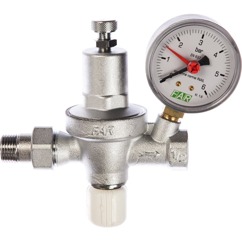 Автоматический редуктор с манометром FAR 1/2", 0-6 бар FA 2110 12 ...
