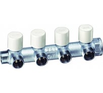 Балансировочный коллектор с 4 отводами FAR 1" М24х19, хром FK 3878 C104