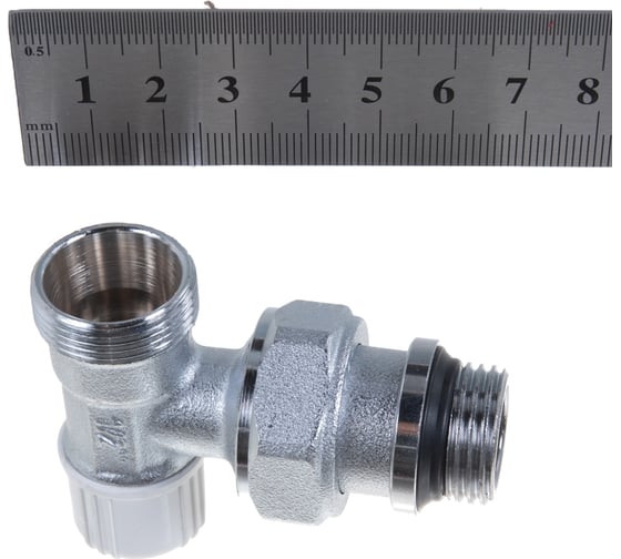 Запорный угловой вентиль FAR 1/2" М24х19, уплотнение EPDM FV 1105 C12