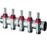 Запорный коллектор с расходомерами FAR 1", 4 отвода М24х19 FK 3970 C104 1
