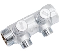 Запорный коллектор с 2 отводами FAR 1" 1/2" НР FK 3860 112