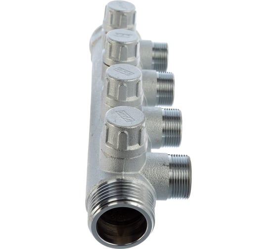 Запорный коллектор с 4 отводами FAR 1" ВР-НР М24х19 FK 3906 C1