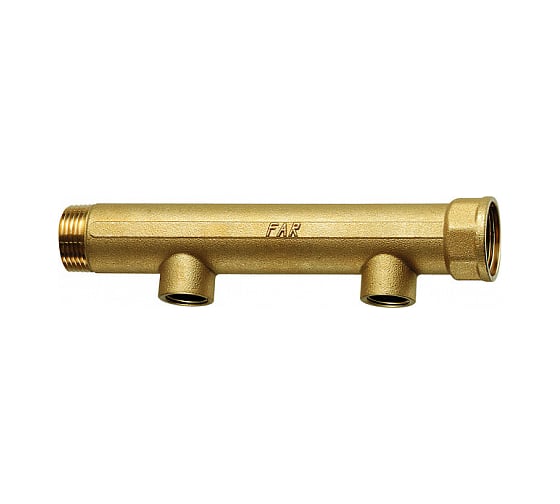 Коллектор с 2 отводами FAR 1 1/2" 1" ВР FK 3611 1121 1