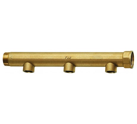 Коллектор с 3 отводами FAR 1 1/2" 1" ВР FK 3612 1121