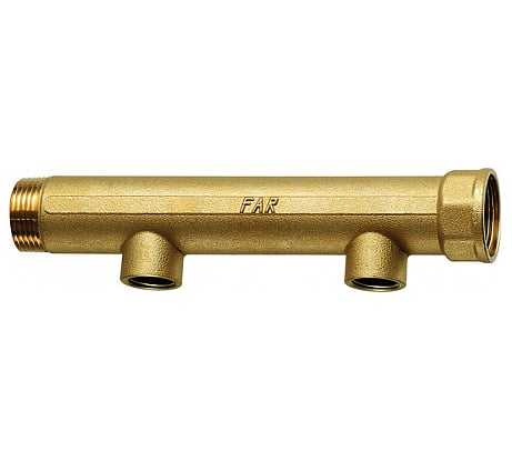 Коллектор с 2 отводами FAR 1" 1/2" ВР FK 3611 112