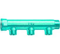 Коллектор с 3 отводами FAR 1 1/4" 3/4" НР FK 3675 11434
