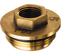 Латунный переходник FAR 1 1/4" x 1" с уплотнением FK 4199 1141