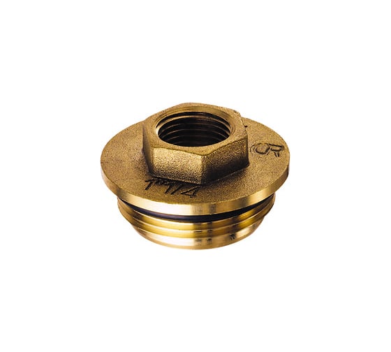 Латунный переходник FAR 1 1/4" x 1" с уплотнением FK 4199 1141
