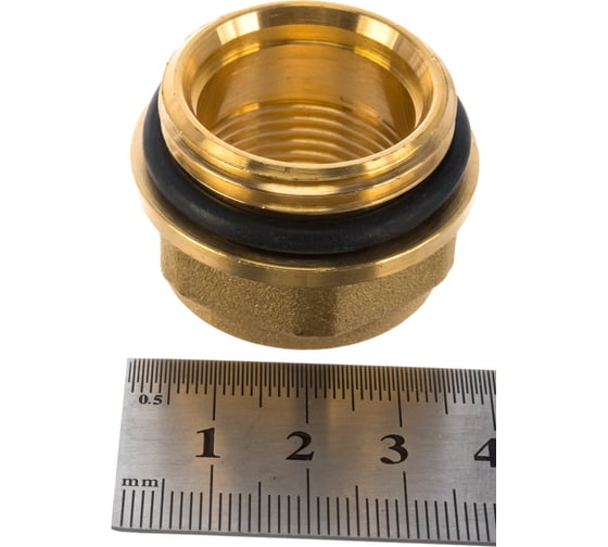 Латунный переходник с уплотнением FAR 1" x 3/4" FK 4199 134