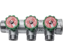 Регулируемый коллектор с 3 отводами FAR 1" М24х19 FK 3850 C1