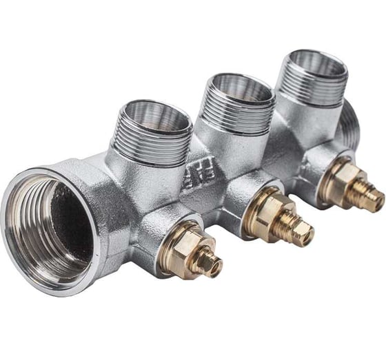Регулируемый коллектор с 3 отводами FAR 1" М24х19 FK 3850 C1