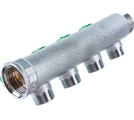 Регулируемый коллектор с 4 отводами FAR 1" М24х19 FK 3856 C1
