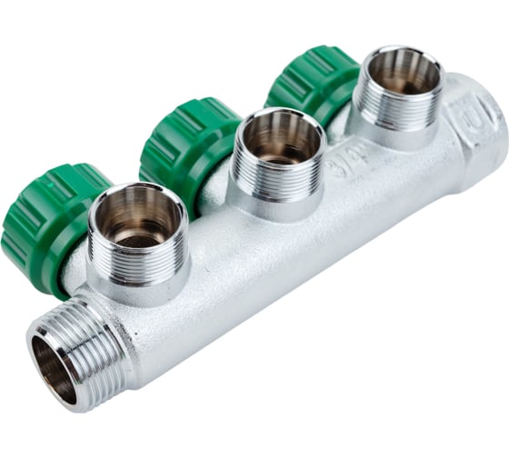 Регулируемый коллектор с 3 отверстиями FAR 3/4" М24х19 FK 3850 C34