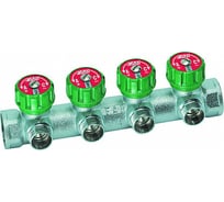 Регулируемый коллектор с 4 отводами FAR  3/4" М24х19 FK 3855 C34