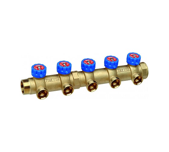 Регулирующий коллектор c 4-мя отводами FAR1 1/4" М33х1.5 FK 3827 C11404 1