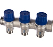 Терморегулирующий коллектор с 3 отводами FAR 1" М24х19 FK 3913 C103