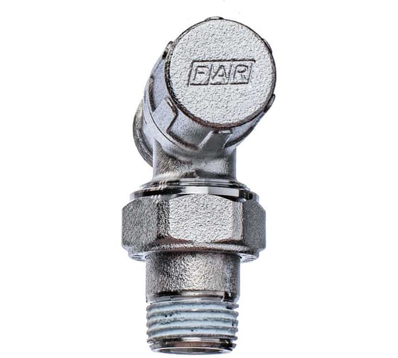Угловой запорный вентиль FAR 1/2" М24х19 FV 1100 C12