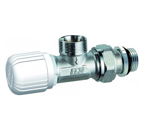 Угловой терморегулирующий вентиль с горизонтальной буксой FAR 1/2" М24х19, EPDM FT 1635 C12