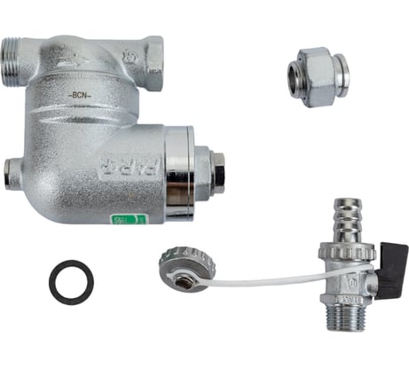 Фильтр FAR 100 мкм, под манометр, Max: 95 C, 25 бар, 1/2" ВР-НР FA 39A5 12100