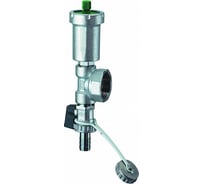 Хромированный узел с воздухоотводчиком и сливным краном FAR 3/4 ВР FK 4070 3438