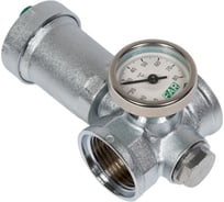 Хромированный узел FAR 1" авт. воздухоотв., термометр, заглушка FK 3435 1