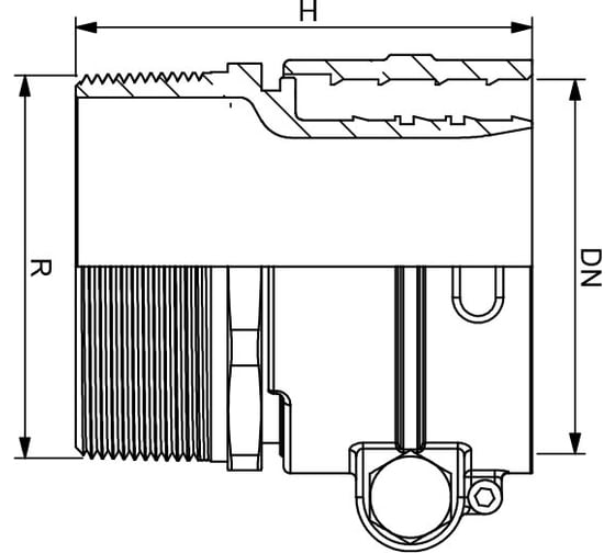 Зажимной наконечник HELA К40-10 40x5,5x1 1/4" 48015403255