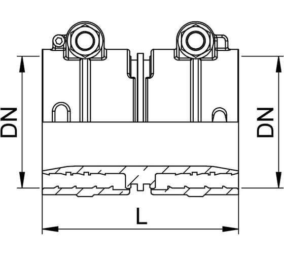 Зажимной соединитель HELA 25x2,3-25x2,3 480102523