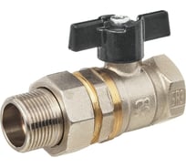 Шаровой кран БАЗ "американка" 11Б27п1 DN25 прямой бабочка никель серия Standart PN40 БАЗ.А.А31.1.25.НГ.40.Н