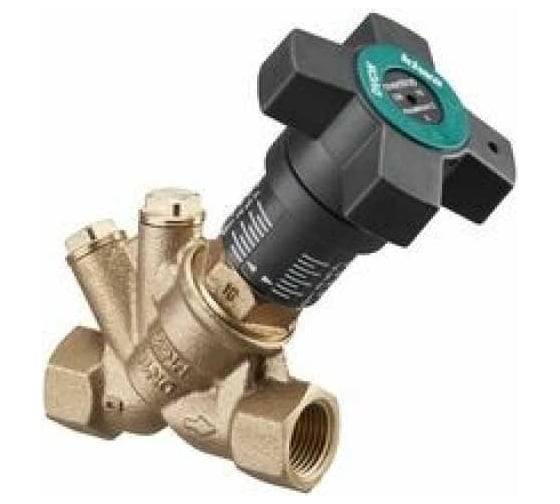 Регулирующий вентиль Oventrop Aquastrom С PN 16, Ду 15, Rp1/2 x Rp1/2, бронза 4208152