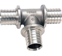 Тройник Rehau 25, 25, 25, оцинкованная латунь, равнопроходной 12535291002