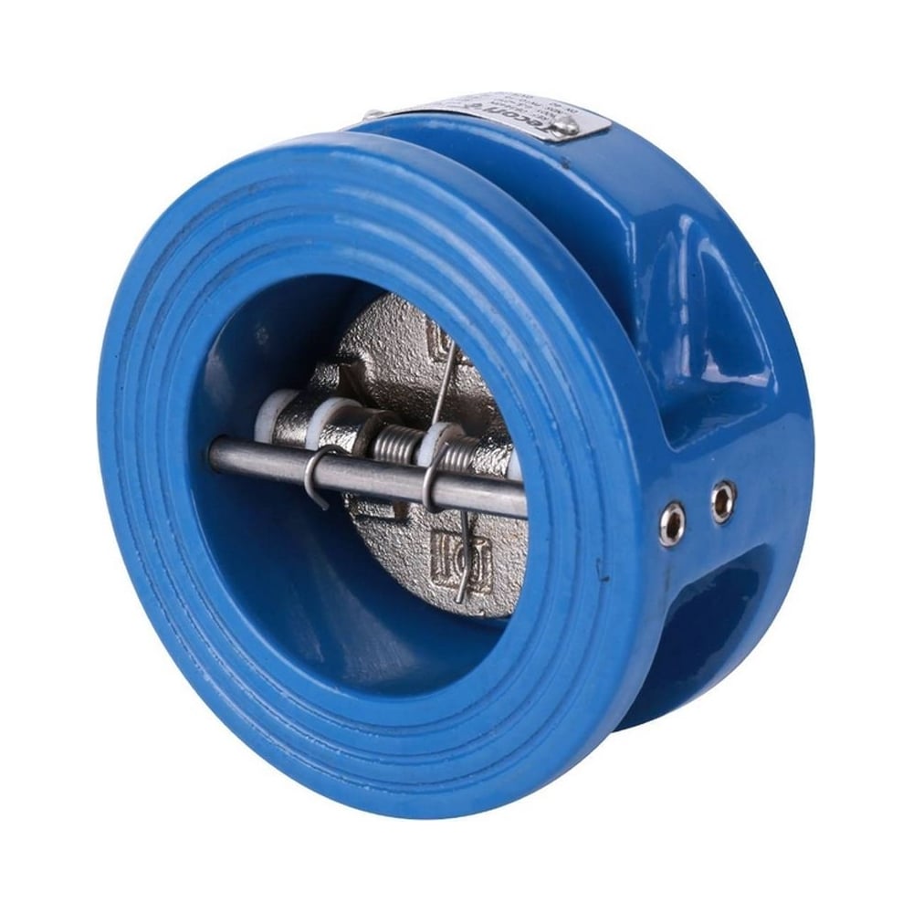 Обратный клапан Tecofi двухстворчатый чугун ду40 ру16 межфл ст/чуг t ...