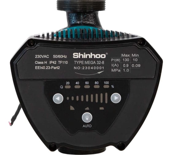 Насос циркуляционный MEGA 25-8 230V SHINHOO 71121001