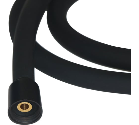 Шланг для душа IDDIS черный матовый, силиконовый, 2.0м, optima home OPH20BLi19