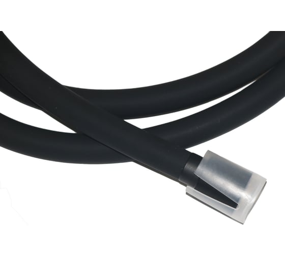 Шланг для душа IDDIS черный матовый, силиконовый, 2.0м, optima home OPH20BLi19