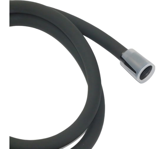 Шланг для душа IDDIS графитовый матовый, силиконовый, 2,0м, optima home OPH20GLi19