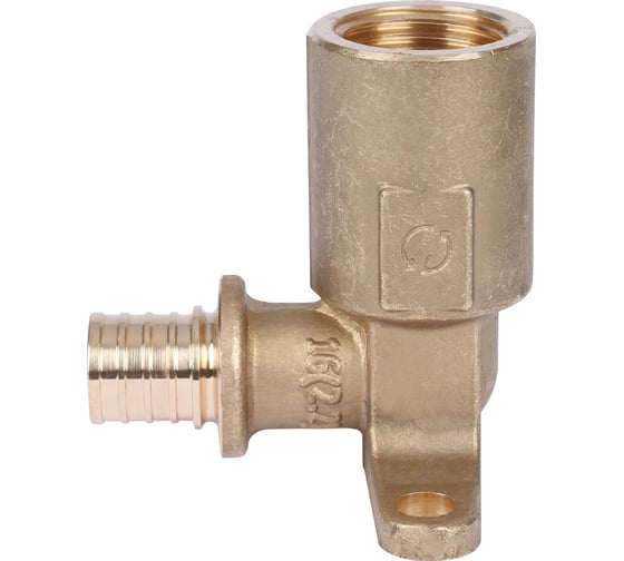 Настенный угольник с длинным нарезным патрубком STOUT 16-Rp 1/2" SFA-0032-001612