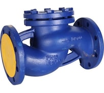 Обратный клапан Zetkama подъемный, чугун, ду100 ру16 фл tmax=300 RG008U8ALMSFB5
