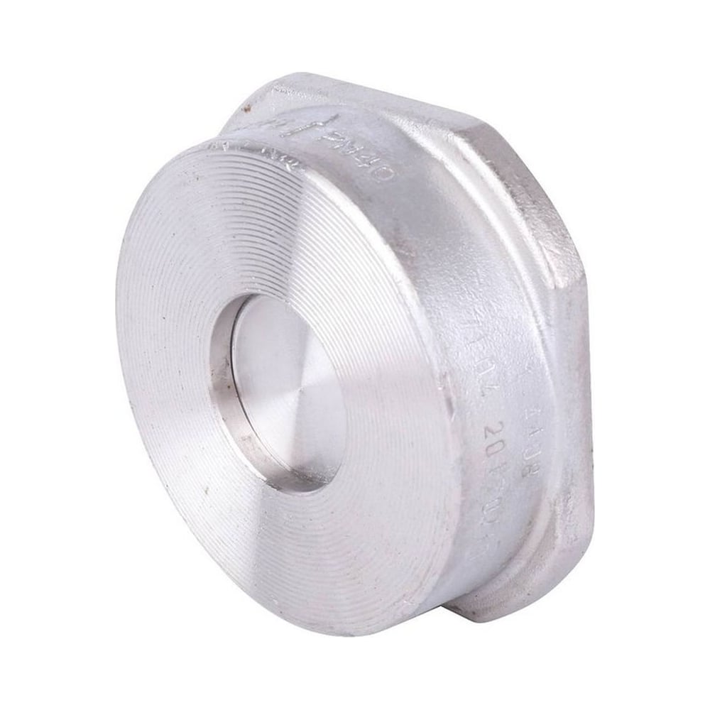 Обратный клапан Zetkama пружинный, нержавеющая сталь, ду25 ру40 межфл ...