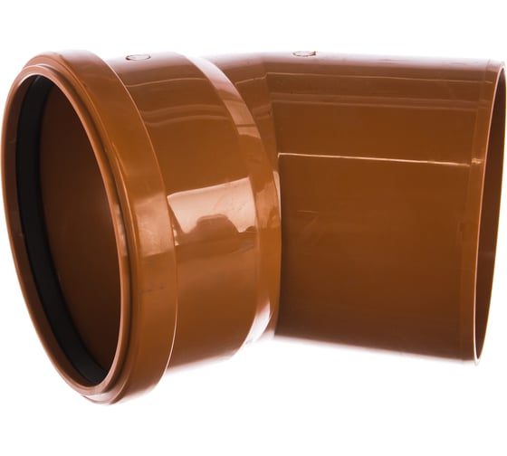 Отвод для наружной канализации PRO AQUA TERRA PP 160x45 PPH3016045 1