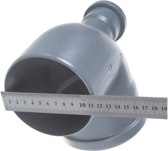 Отвод с выходом PRO AQUA COMFORT PP прямой 110x50/87.5 10010587Ub