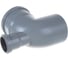 Отвод с выходом PRO AQUA COMFORT PP прямой 110x50/87.5 10010587Ub 2