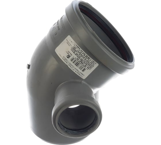 Отвод с выходом PRO AQUA COMFORT PP левый правый 110x50/45 10010545LR