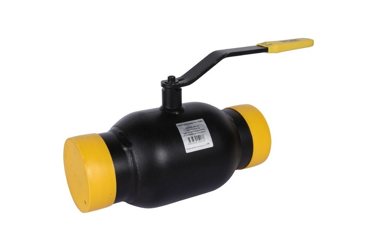 Шаровой стальной кран БРОЕН кшт 11с10фт для теплоснабжения с/с dn 80 pn ...